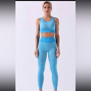 Sports Bra and Legging Set Seamless